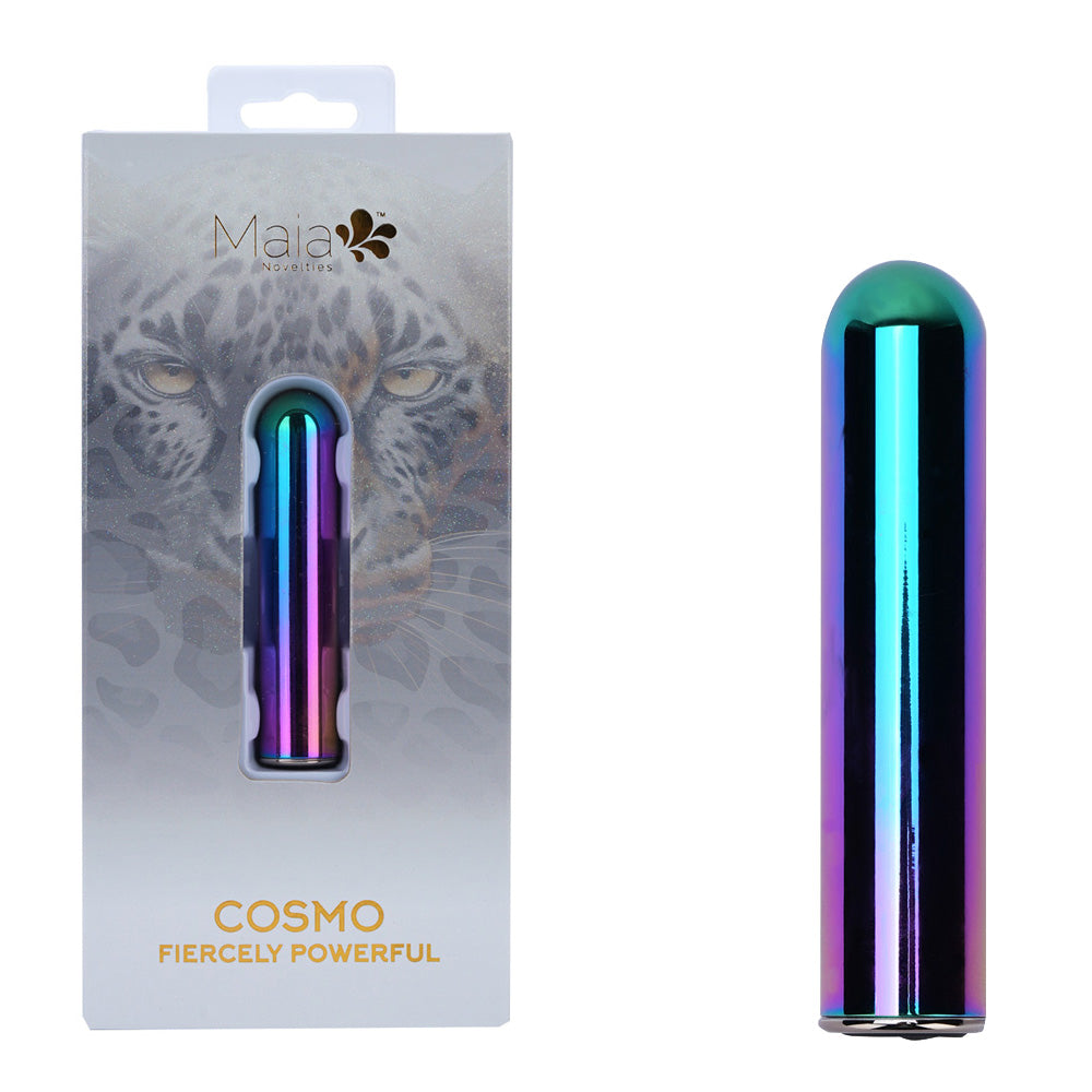 Maia COSMO - Metallic Coloured 8.9 cm USB Rechargeable Bullet