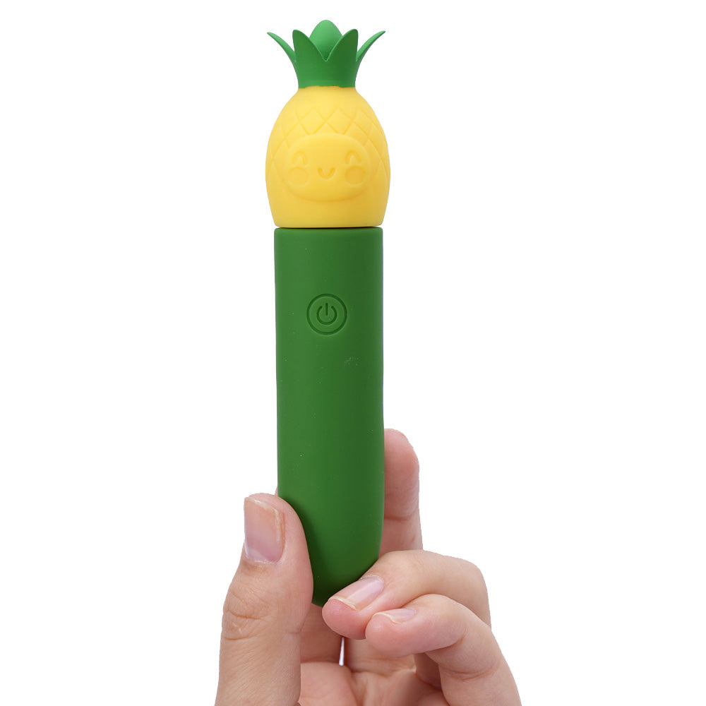 Maia PINA - Green/Yellow 11.1 cm USB Rechargeable Bullet