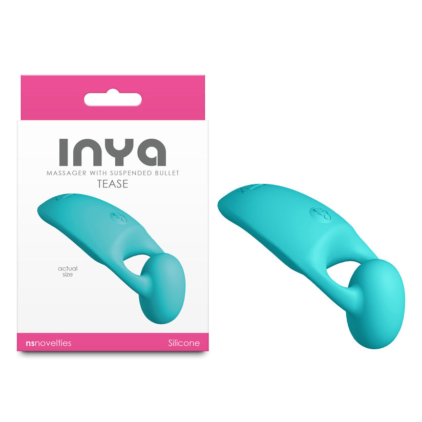 INYA Tease - Teal - Teal USB Rechargeable Finger Stimulator