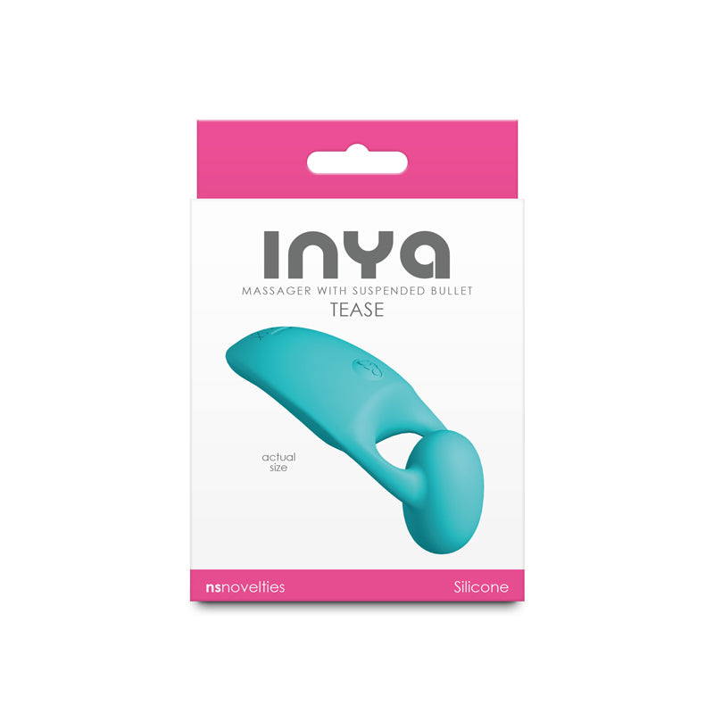 INYA Tease - Teal - Teal USB Rechargeable Finger Stimulator