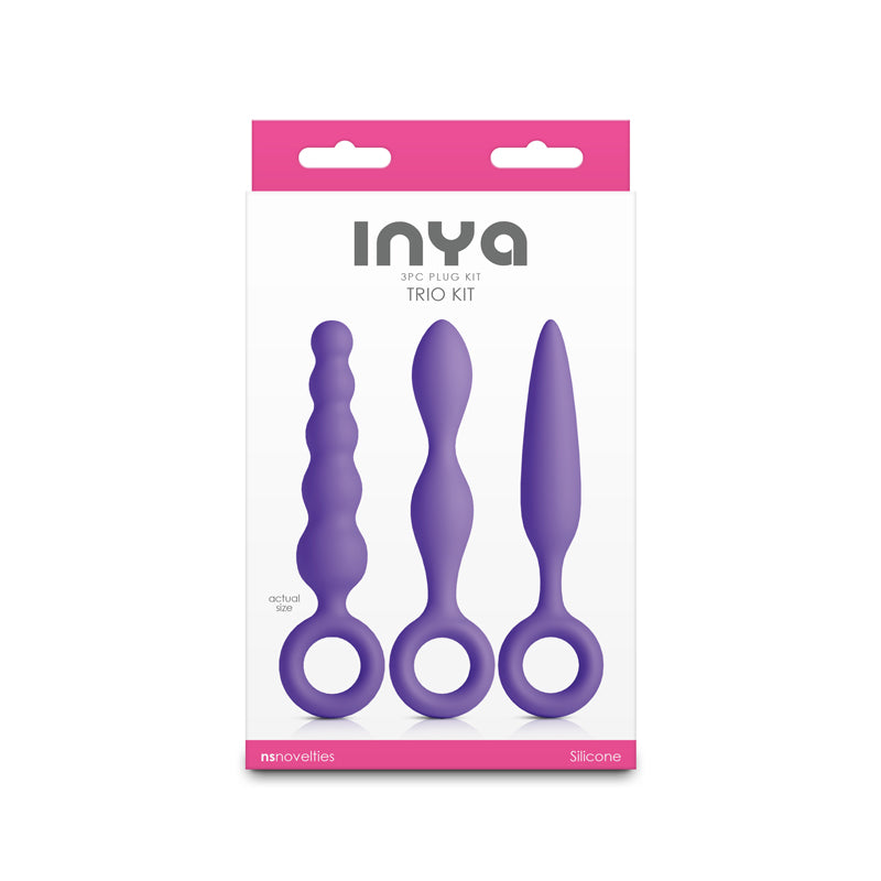 INYA Trio Kit - Purple - Purple Anal Plugs - Set of 3
