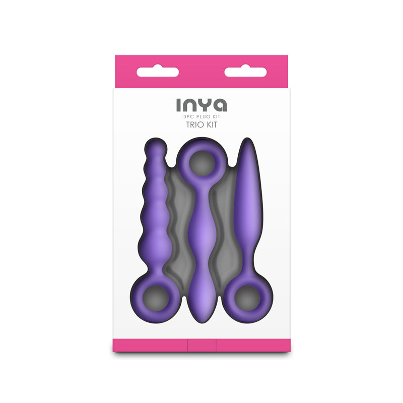 INYA Trio Kit - Purple - Purple Anal Plugs - Set of 3