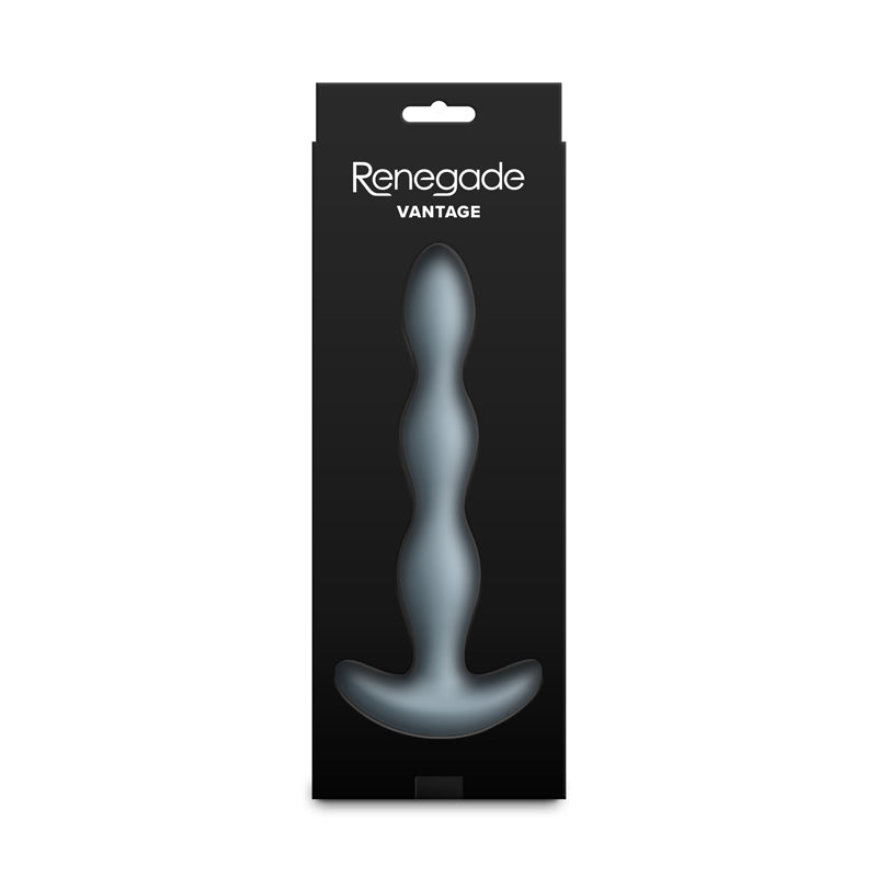 Renegade Vantage - Grey - Grey 20.6 cm USB Rechargeable Vibrating Anal Beads