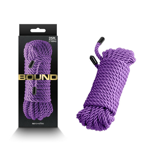Bound Rope - Purple - Purple Bondage Rope - 7.6 metre length
