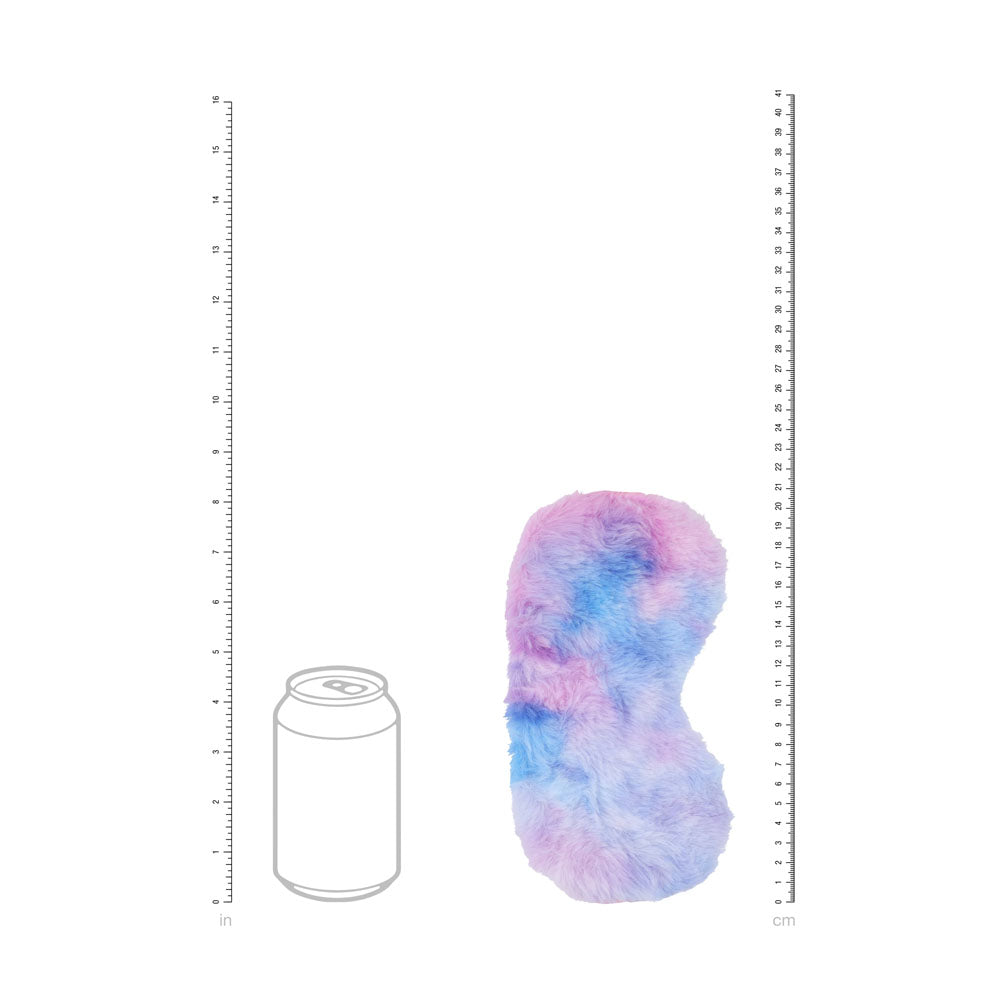 OUCH! Fluffy Mask - Multicolor 2 - Coloured Fluffy Eye Mask