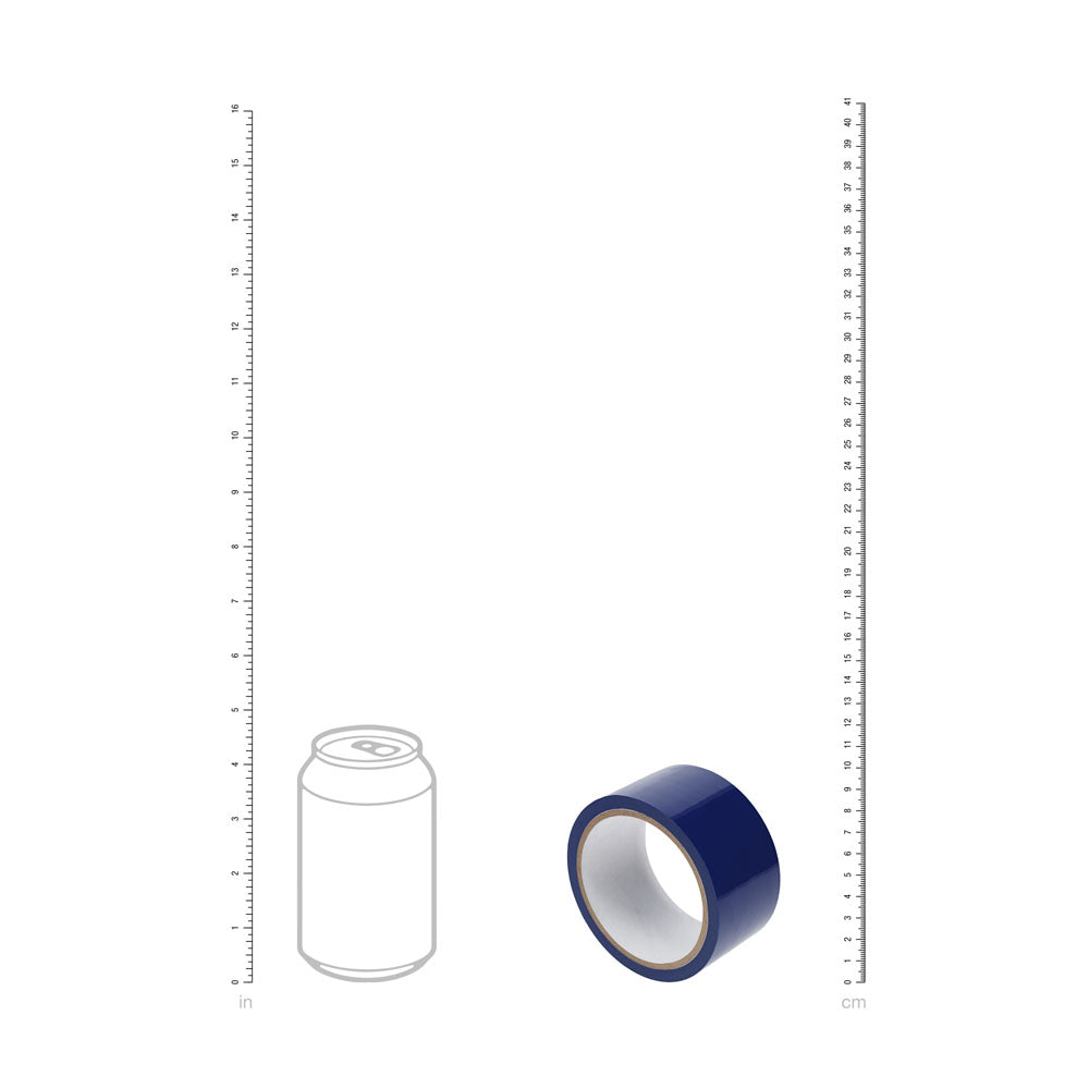 OUCH! PVC Non-Stick Tape - Navy - Navy Blue Bondage Tape - 20 metre Length