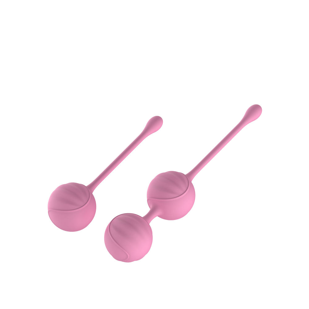 Passion Play Silicone Kegel Ball Set - Pink Kegel Balls - Set of 2 Items