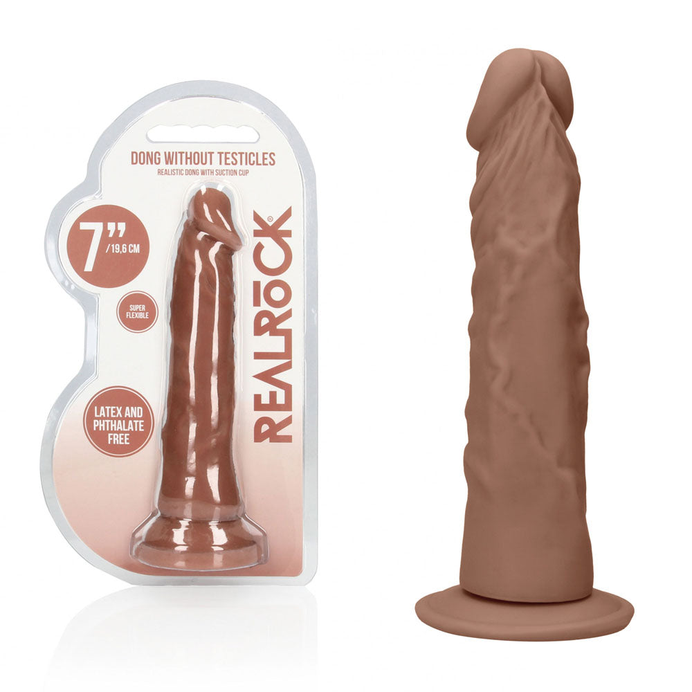 REALROCK 7'' Realistic Dildo - Tan - Tan 17.8 cm Dong