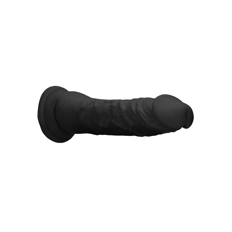 REALROCK 8'' Realistic Dildo - Black 20.3 cm Dong
