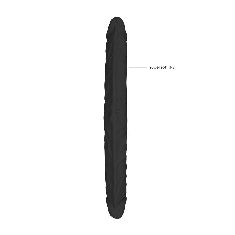 REALROCK 14'' Double Dildo - Black 36 cm Double Dong