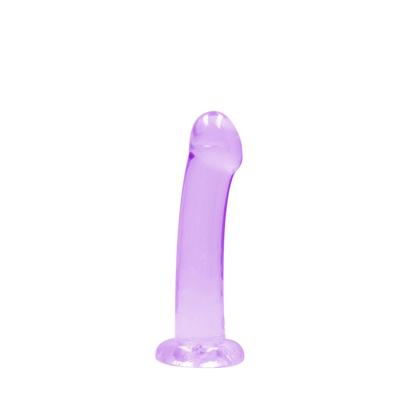 REALROCK Non Realistic Dildo With Suction Cup - 17 cm - Purple 17 cm Dong