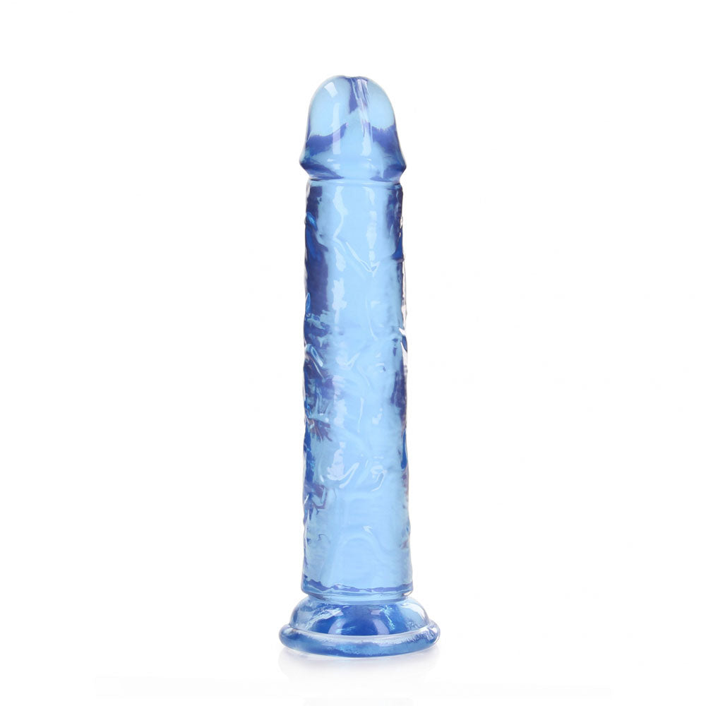 REALROCK 18 cm Straight Dildo - Blue - Blue 18 cm (7'') Dong