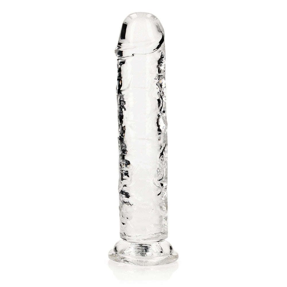 REALROCK 20 cm Straight Dildo - Transparent - Clear 20 cm (8'') Dong