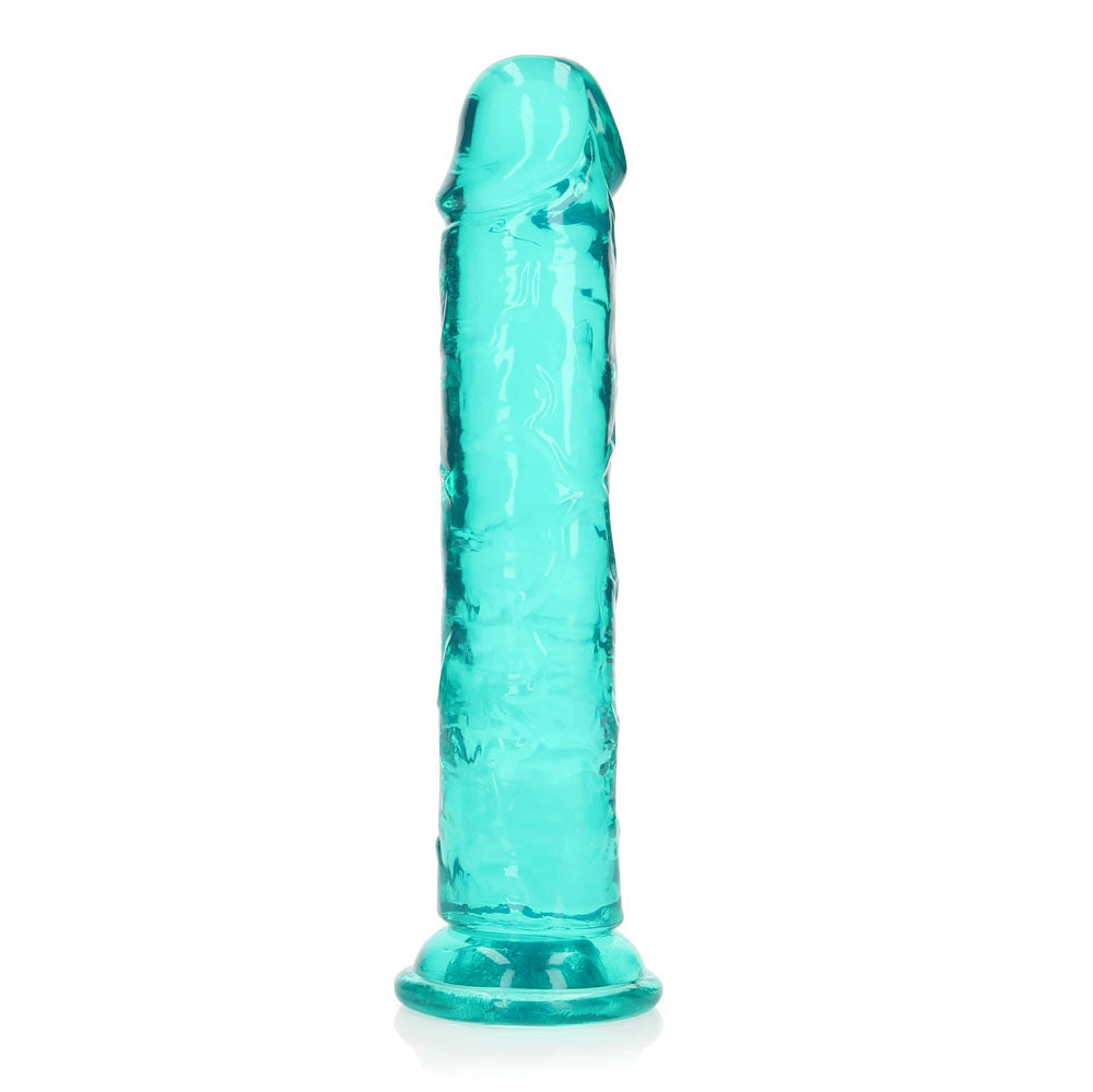 REALROCK 20 cm Straight Dildo - Turquoise - Turquoise 20 cm (8'') Dong