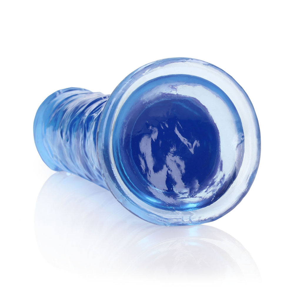 REALROCK 25 cm Straight Dildo - Blue - Blue 25 cm (10'') Dong