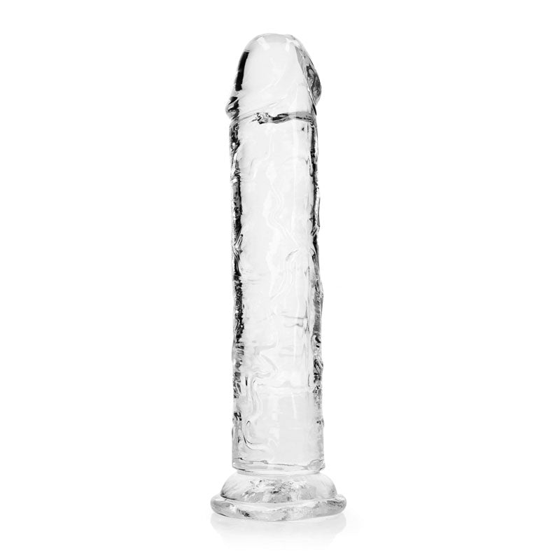 REALROCK 25 cm Straight Dildo - Clear - Clear 25 cm (10'') Dong