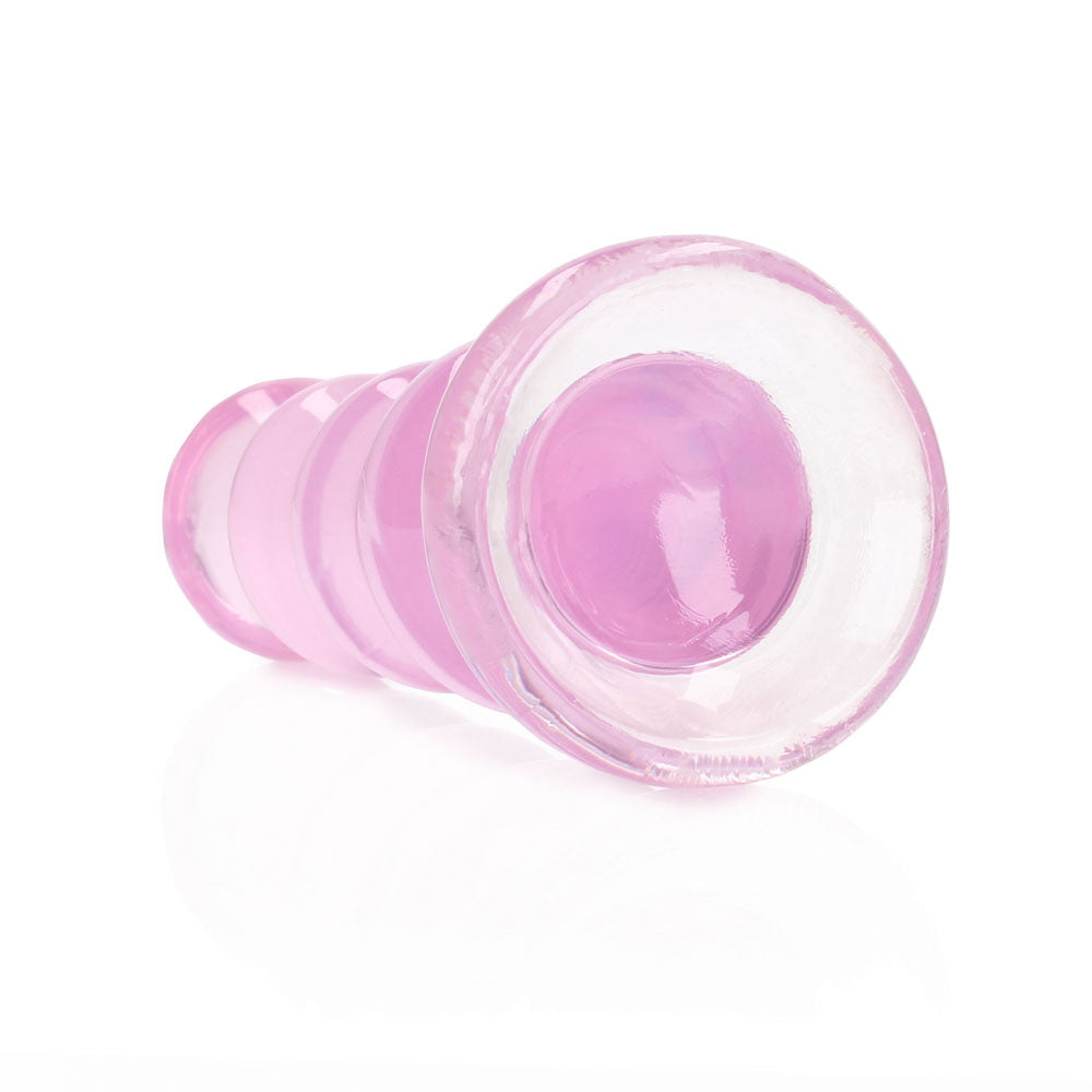 REALROCK 14 cm Curvy Anal Plug - Pink - Pink 14 cm (4.5'') Butt Plug