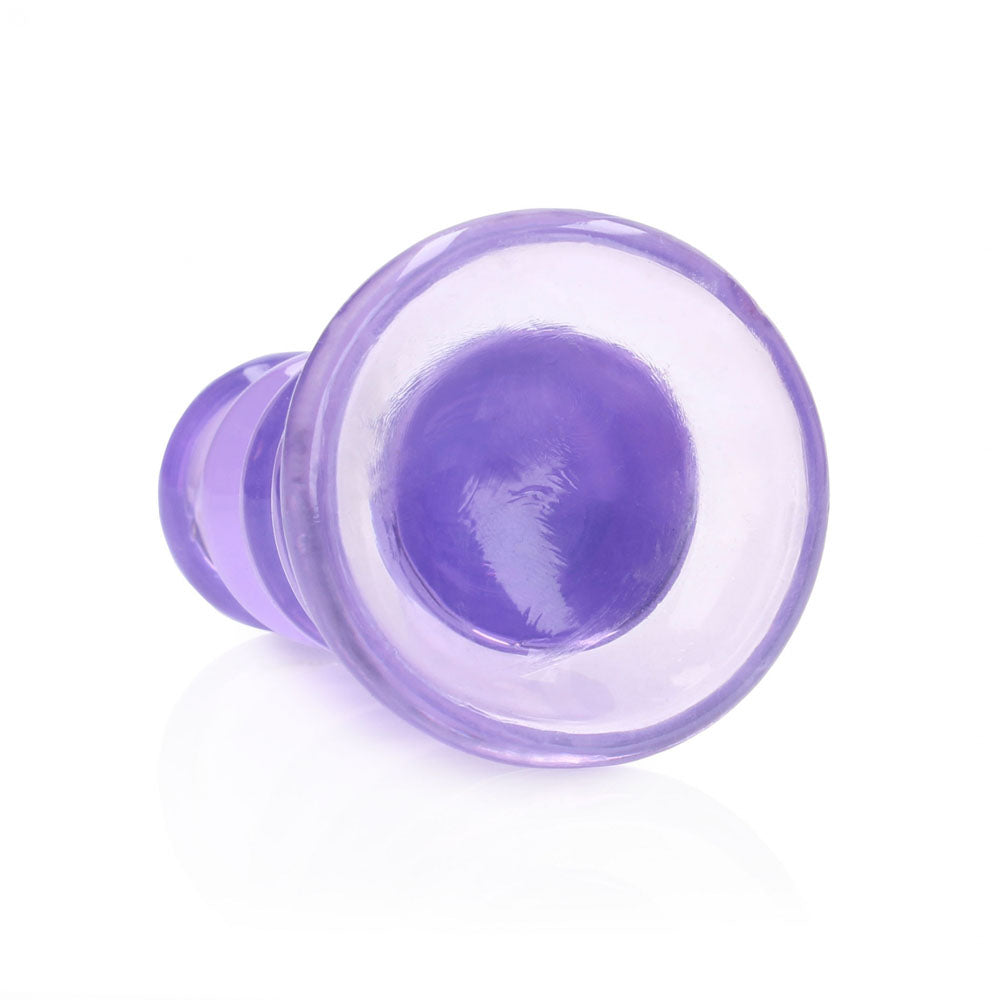 REALROCK 14 cm Curvy Anal Plug - Purple - Purple 14 cm (4.5'') Butt Plug