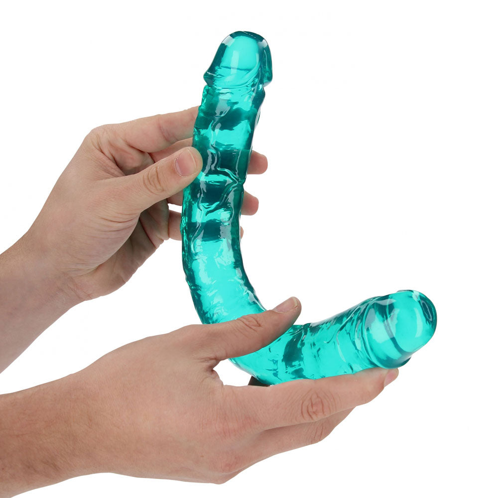 REALROCK 34 cm Double Dong - Turquoise - Turquoise 34 cm (14'') Double Dong