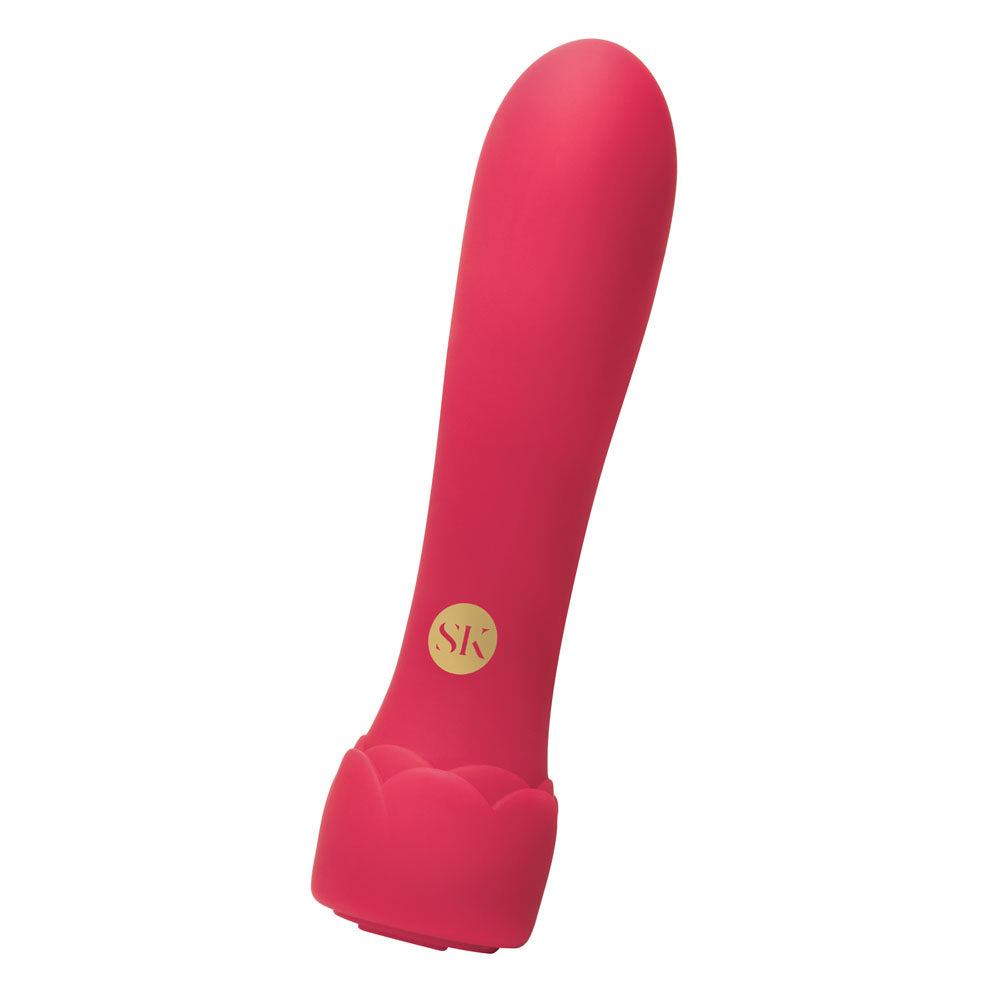 Secret Kisses ROSEGASM Floral Boost Bullet - Red 10.8 cm USB Rechargeable Bullet