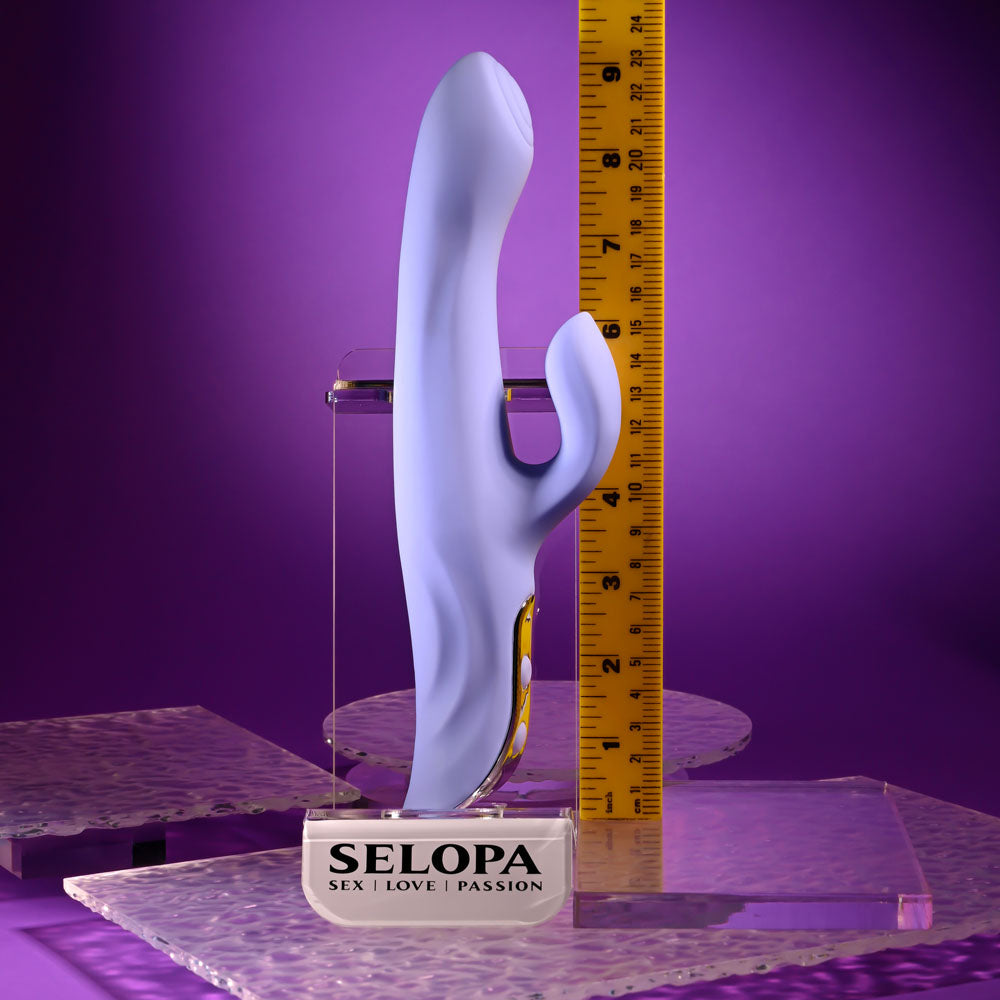 Evolved LAVENDER LOVE - Purple 23.3 cm USB Rechargeable Rabbit Vibrator