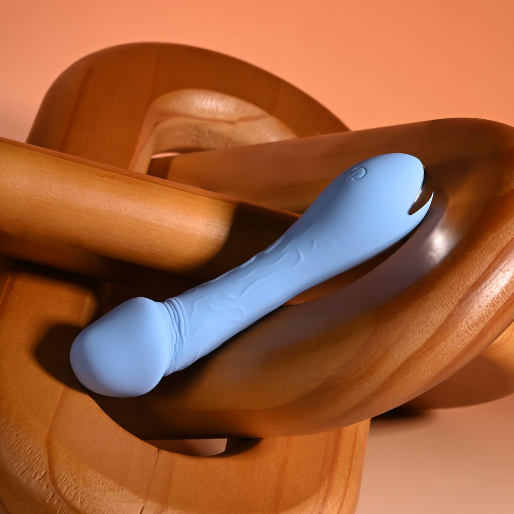 Selopa DAINTY DICK - Baby Blue 11.9 cm USB Rechargeable Mini Vibrator