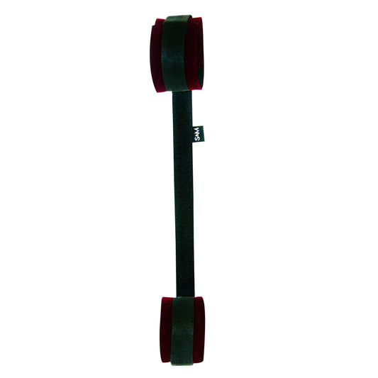 Sex & Mischief Enchanted Spreader Bar - Black/Red Restraints