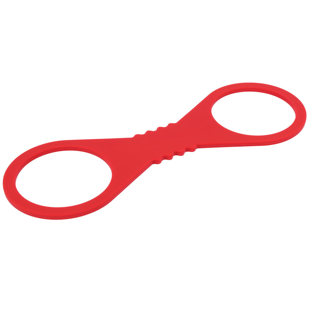 Sex & Mischief Amor Large Silicone Cuffs - Red Large Restraints
