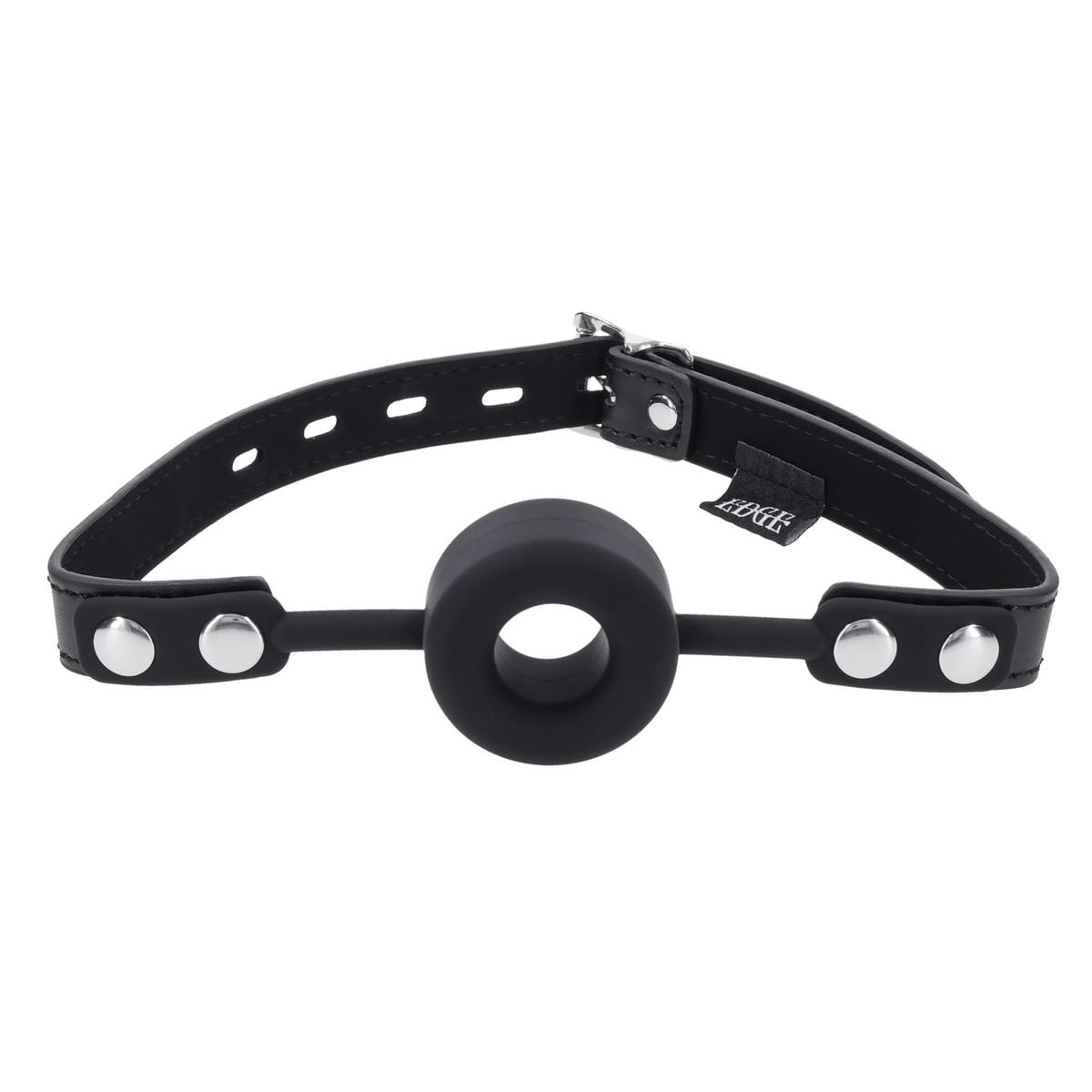 EDGE Silicone Ring Gag - Black Mouth Restraint