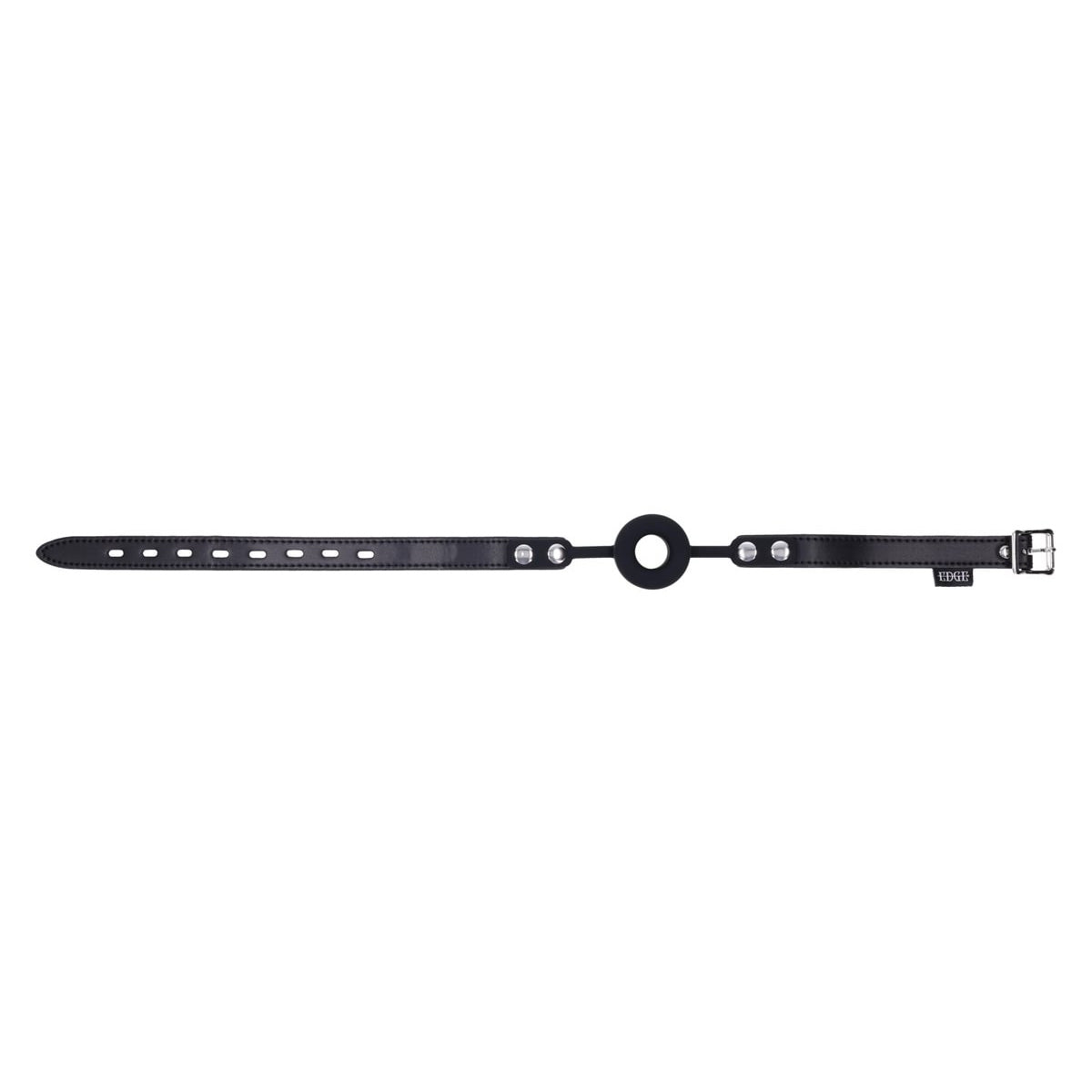 EDGE Silicone Ring Gag - Black Mouth Restraint