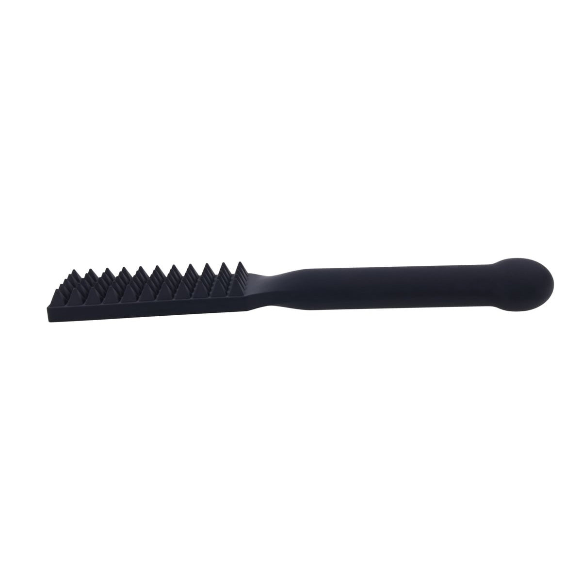EDGE Spiked Silicone Paddle - Black Spanking Paddle with Insertable Handle