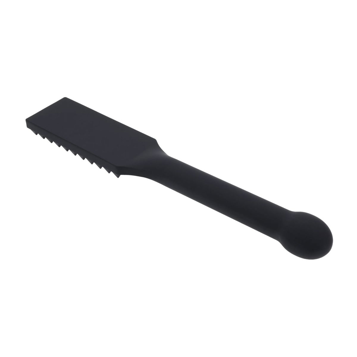 EDGE Spiked Silicone Paddle - Black Spanking Paddle with Insertable Handle