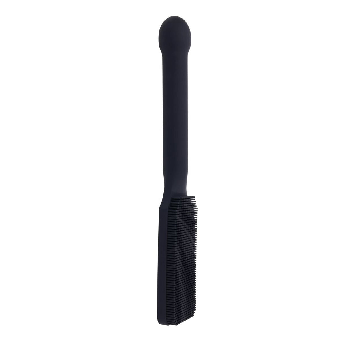 EDGE Pins & Needles Silicone Paddle - Black Spanking Paddle with Insertable Handle