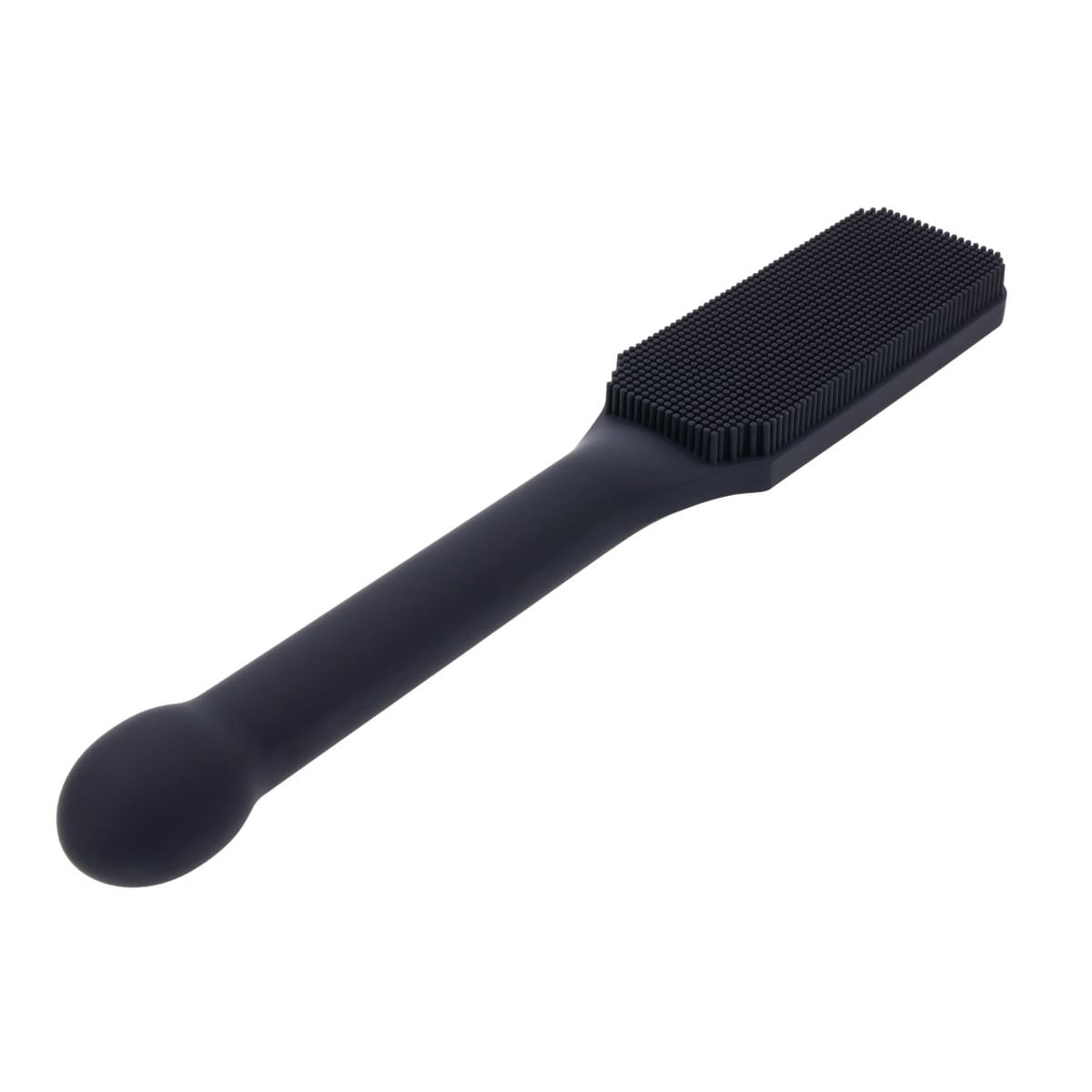 EDGE Pins & Needles Silicone Paddle - Black Spanking Paddle with Insertable Handle
