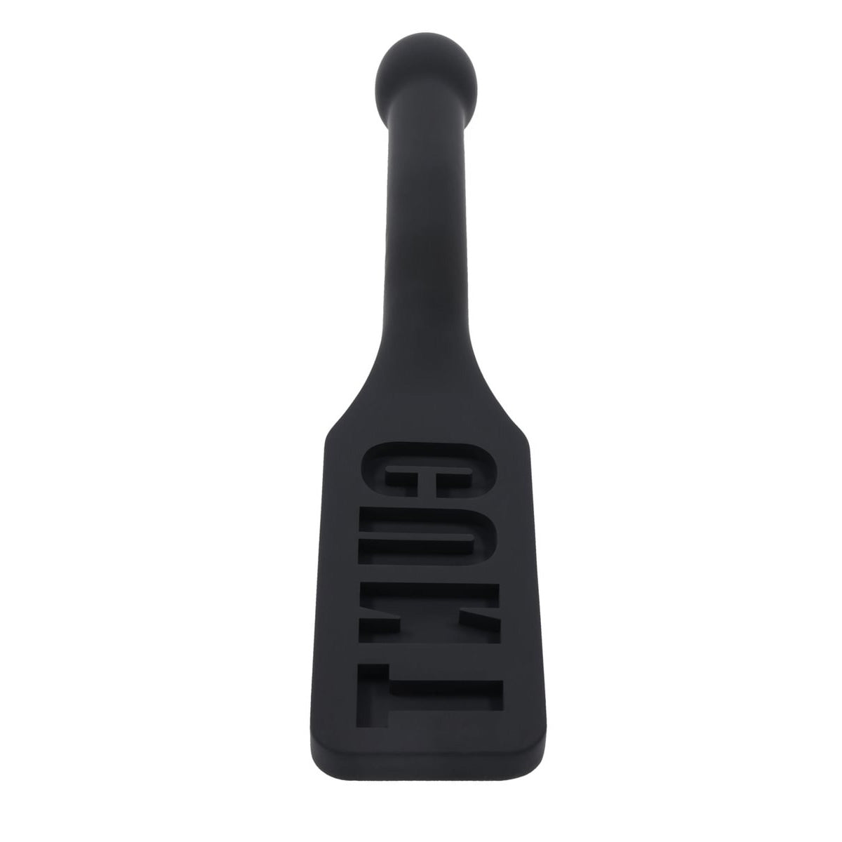 EDGE CUNT Silicone Paddle - Black Silicone Paddle with Insertable Handle