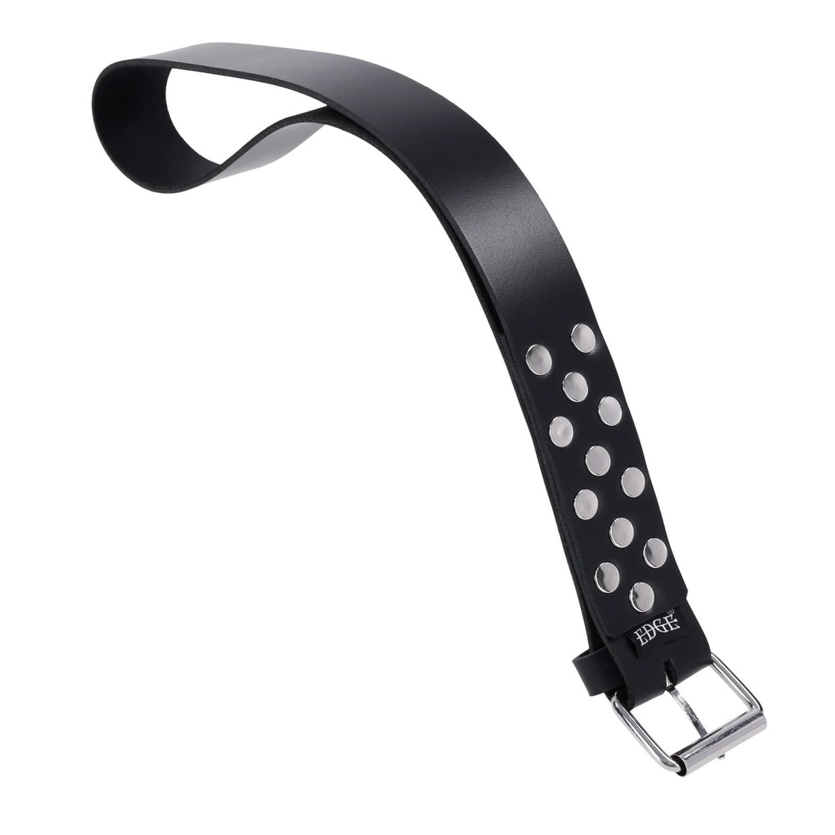 EDGE Leather Belt Spanker - Black Spanking Whip