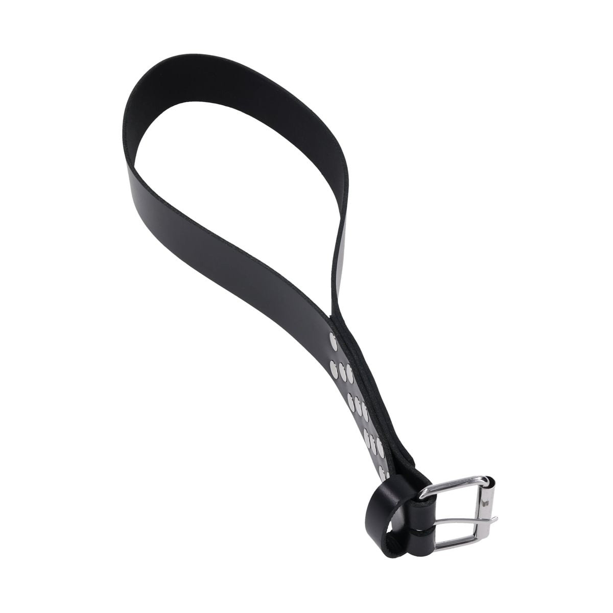 EDGE Leather Belt Spanker - Black Spanking Whip