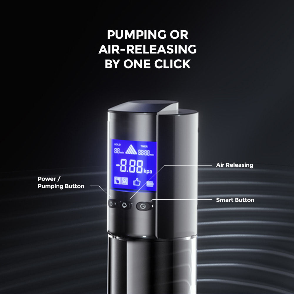 LuvPump Smart Penis Pump - Clear USB Rechargeable Automatic Penis Pump