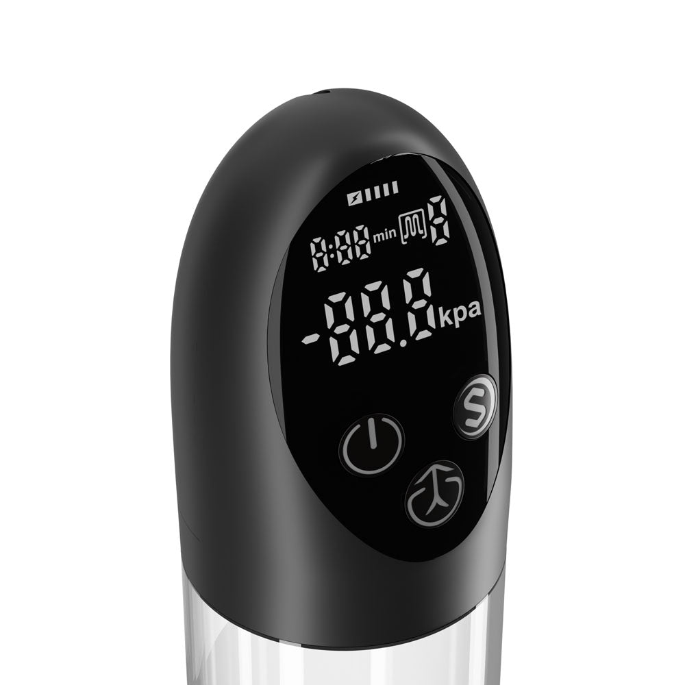LuvPump Smart Penis Pump - Clear USB Rechargeable Automatic Penis Pump