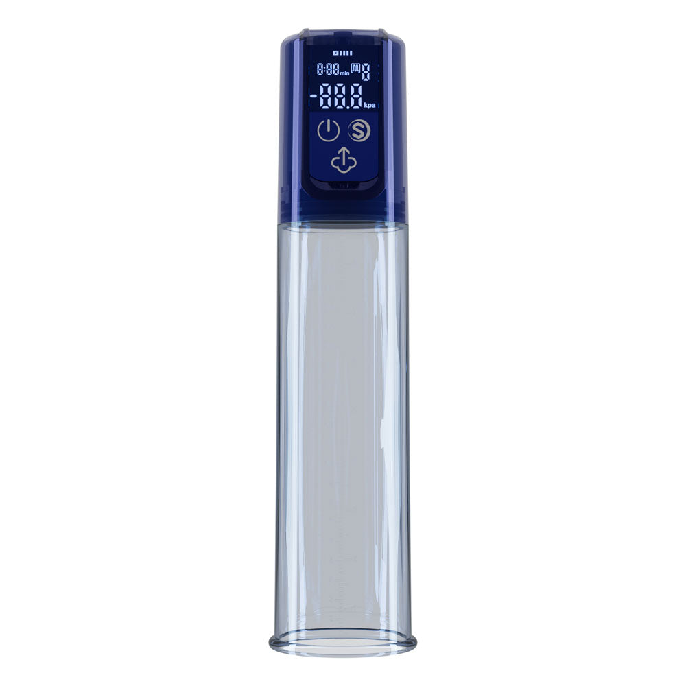 LuvPump Bathfun Smart Aqua Penis Pump - Blue USB-C Rechargeable Waterproof Automatic Penis Pump