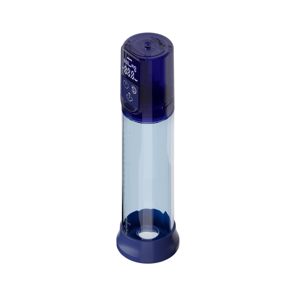 LuvPump Bathfun Smart Aqua Penis Pump - Blue USB-C Rechargeable Waterproof Automatic Penis Pump