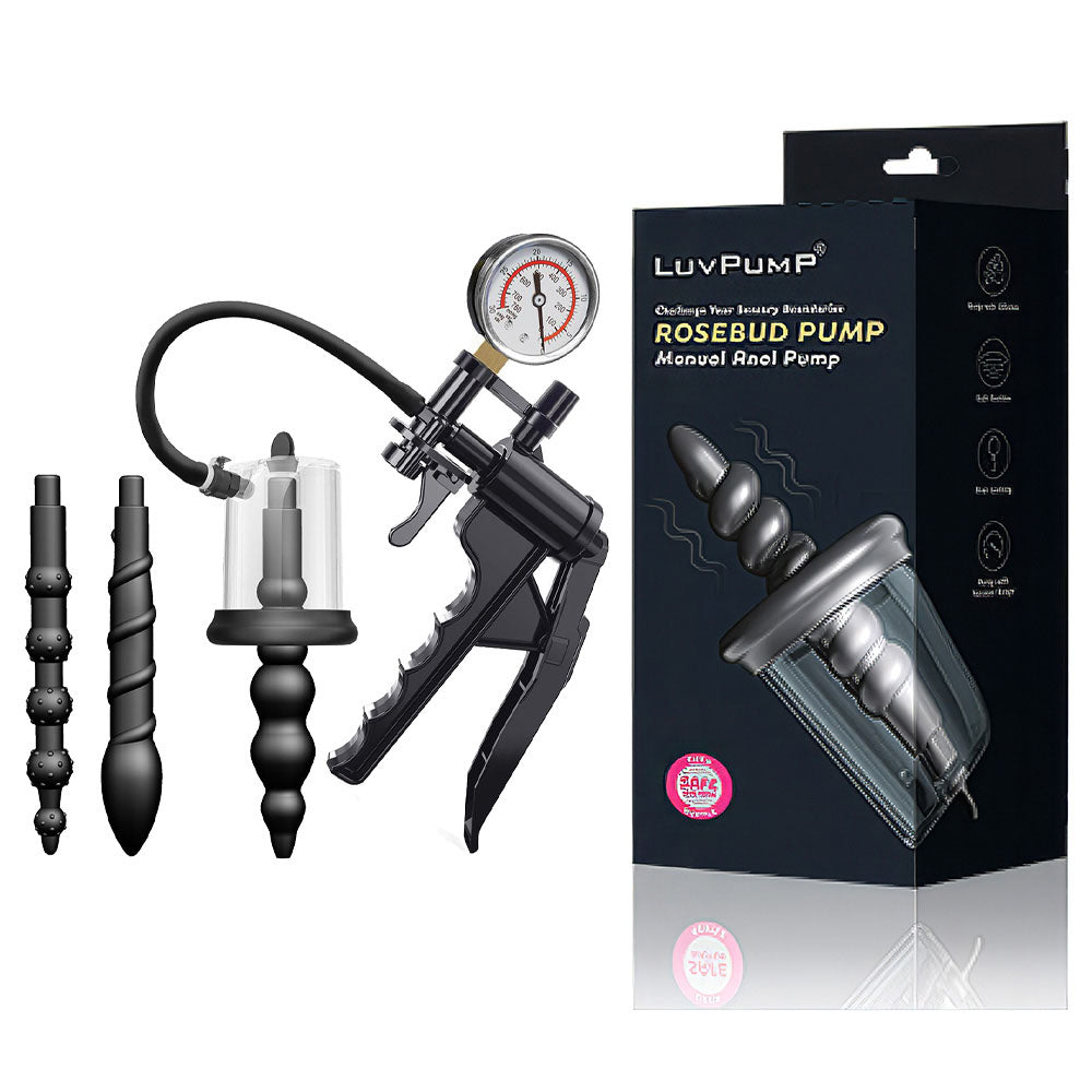 LuvPump Rosebud Pump - Manual Anal Pump